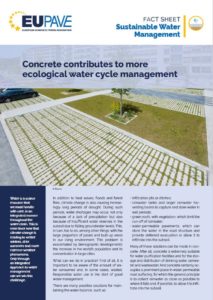 Fact sheet “Sustainable Water Management”