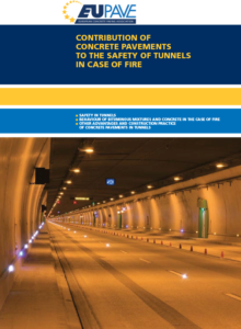 Contribution of Concrete Pavements to the Safety of Tunnels in case of Fire