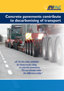 Concrete Pavements Contribute to Decarbonising of Transport